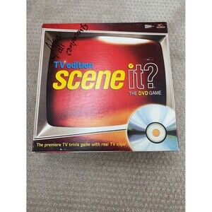 Screenlife Scene It? TV Edition The DVD Game Complete Board Game